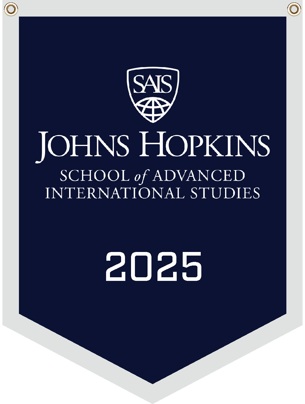 5-Sided Wool Felt SAIS Banners