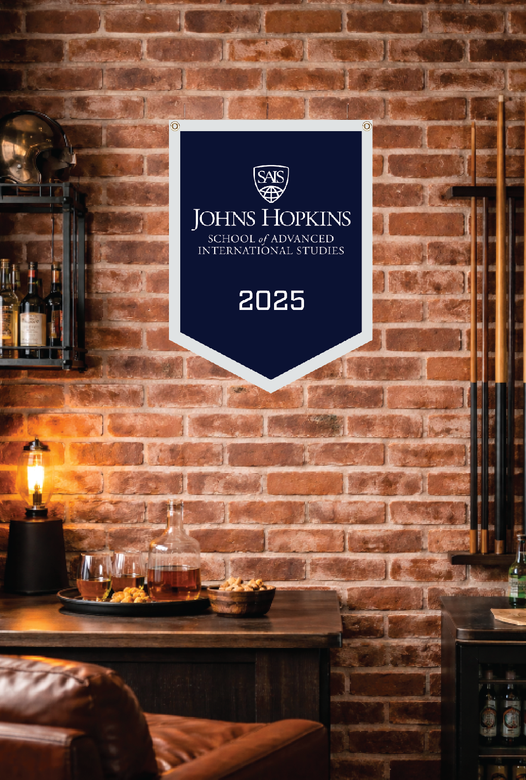 5-Sided Wool Felt SAIS Banners